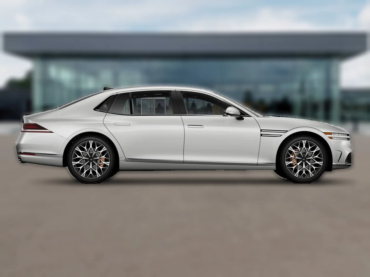 Genesis G90 3.5T e-SC AWD 2026 — side view