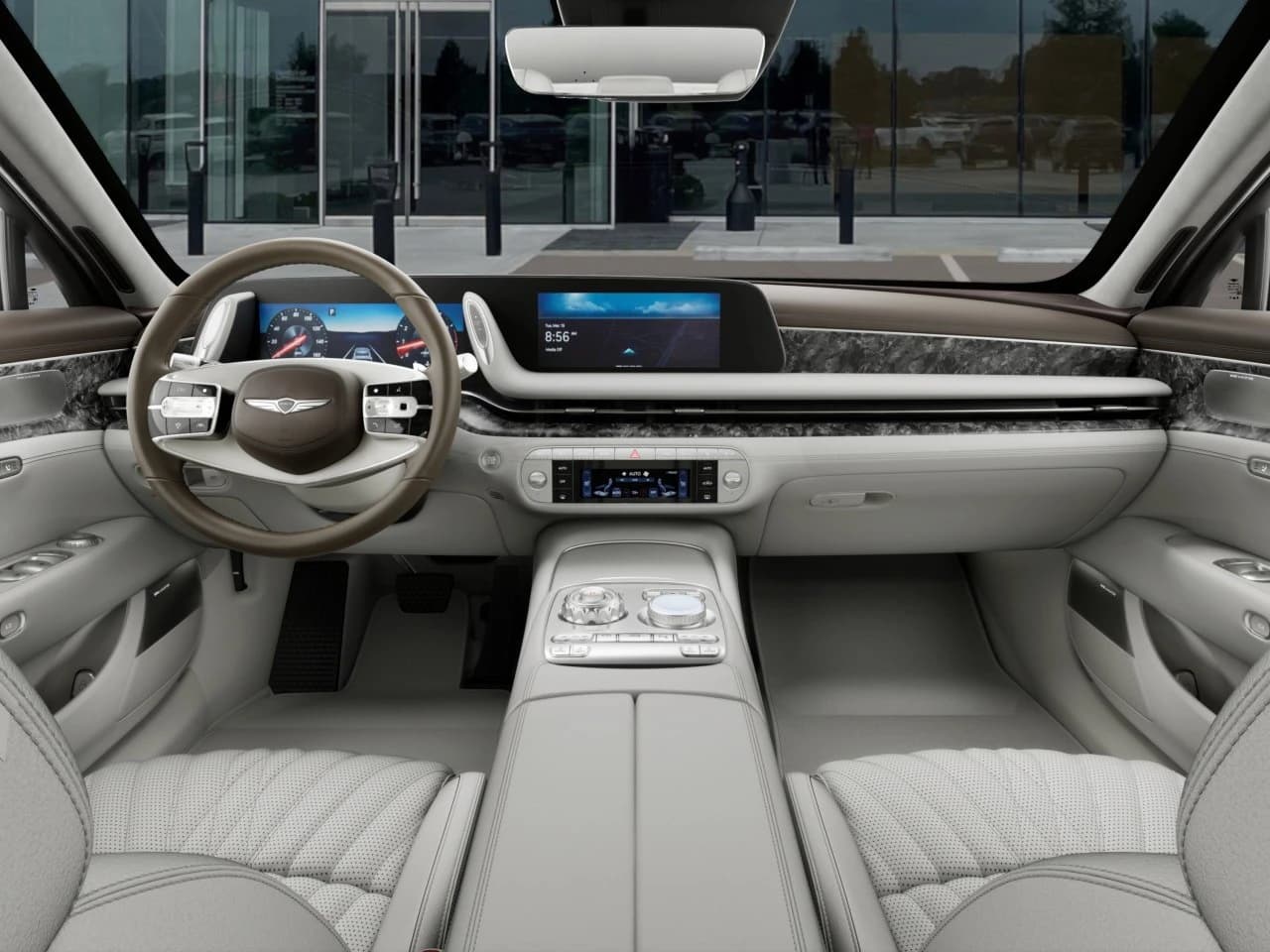 Genesis G90 3.5T e-SC AWD 2026 — side view