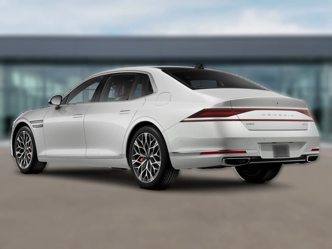 Genesis G90 3.5T e-SC AWD 2026 — side view