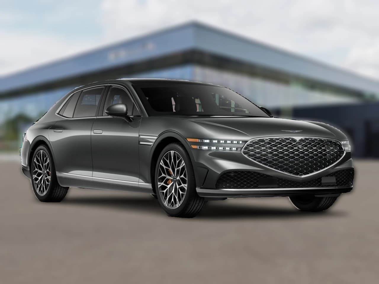 Genesis G90 3.5T e-SC AWD 2026 — side view