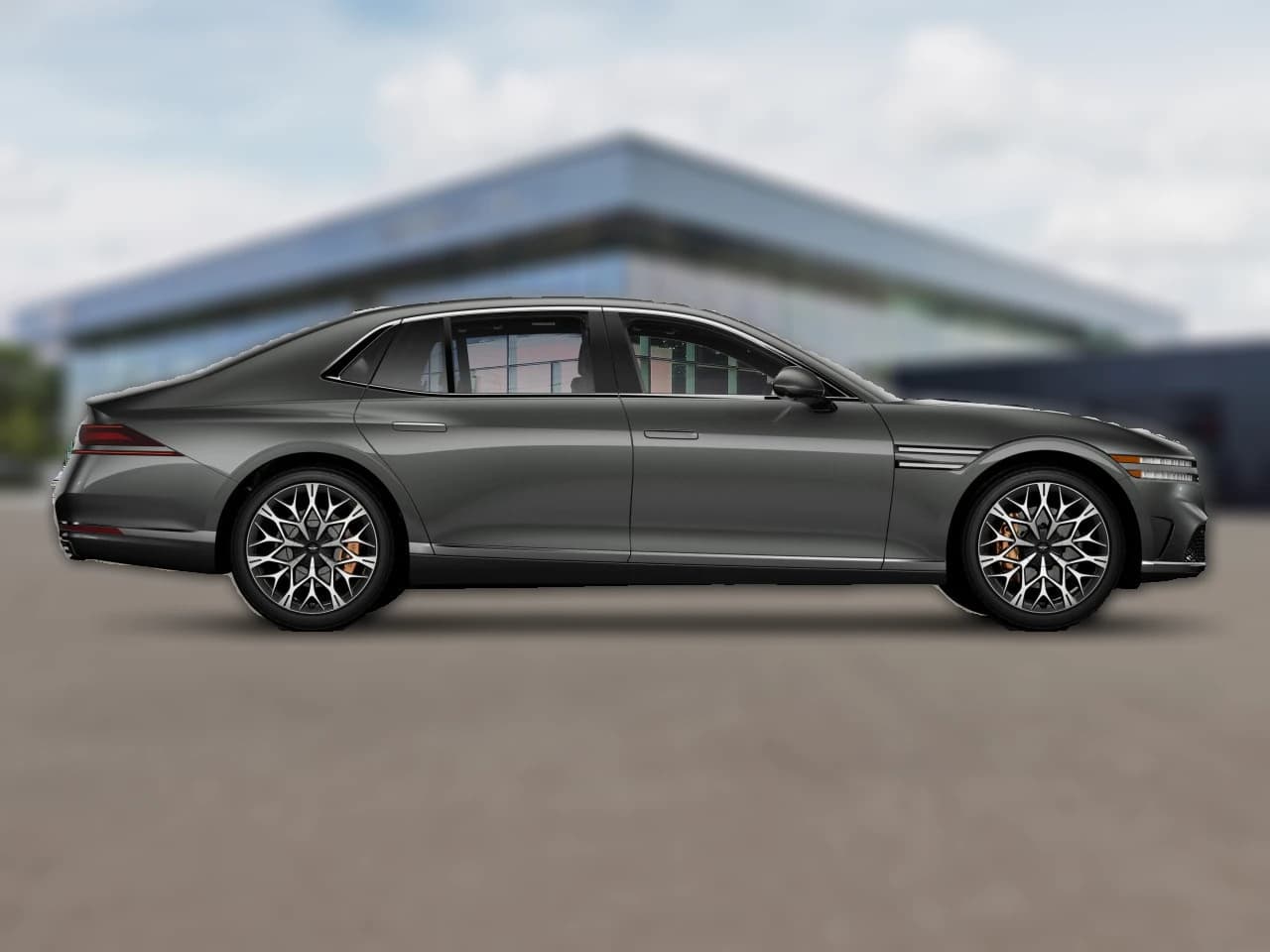 Genesis G90 3.5T e-SC AWD 2026 — side view