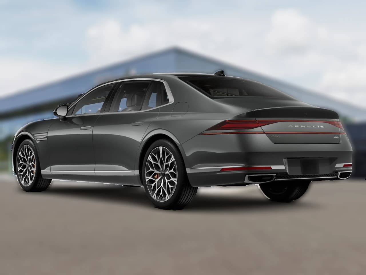 Genesis G90 3.5T e-SC AWD 2026 — side view