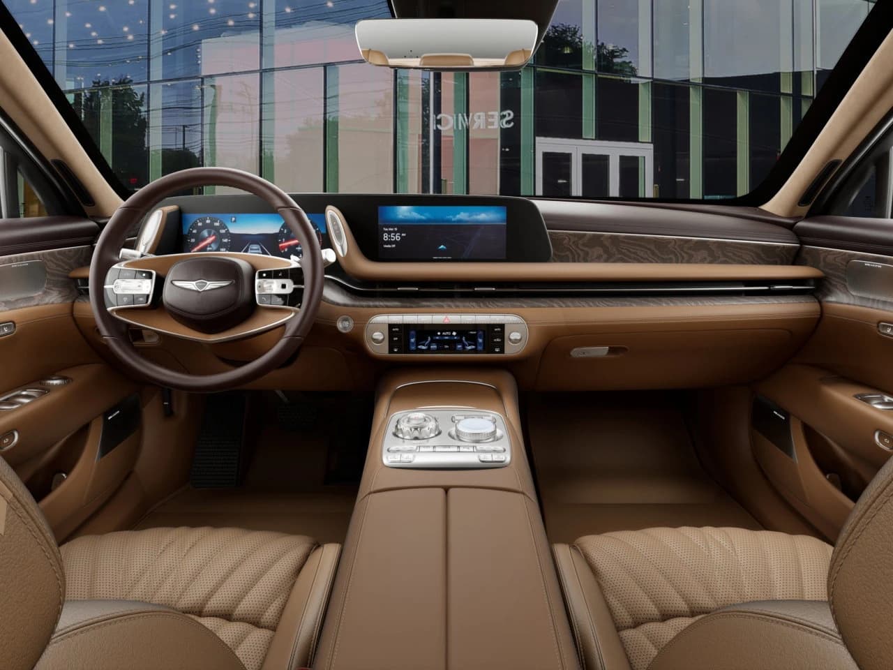 Genesis G90 3.5T e-SC AWD 2026 — side view