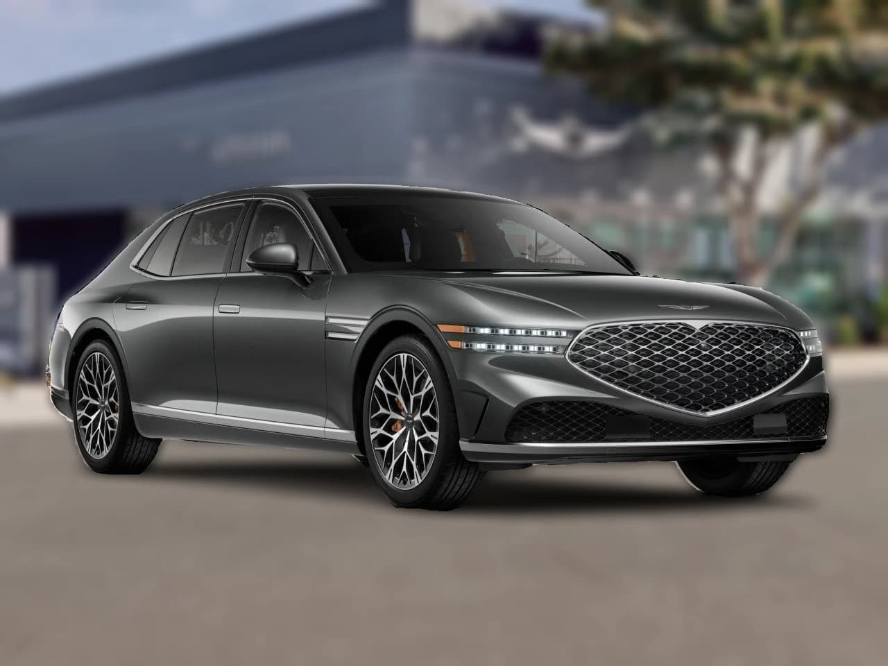 Genesis G90 3.5T e-SC AWD 2026 — side view