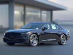 Genesis G90 3.5T e-SC Prestige Black AWD 2026 — side view