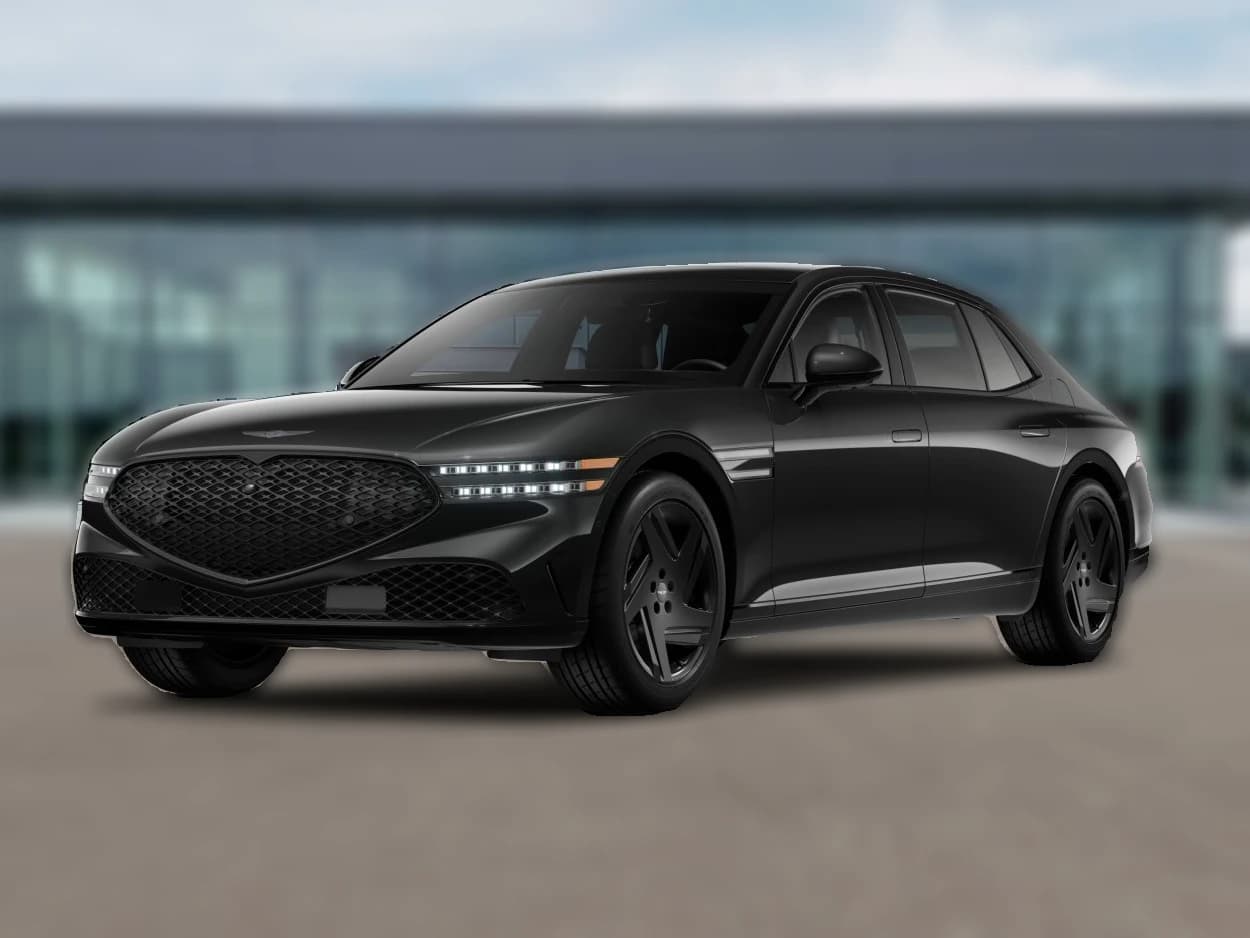 Genesis G90 3.5T e-SC Prestige Black AWD 2026 — side view
