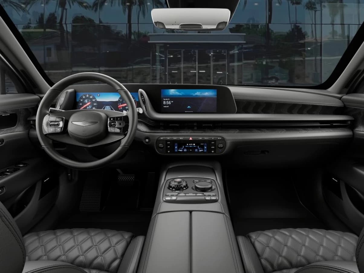 Genesis G90 3.5T e-SC Prestige Black AWD 2026 — side view