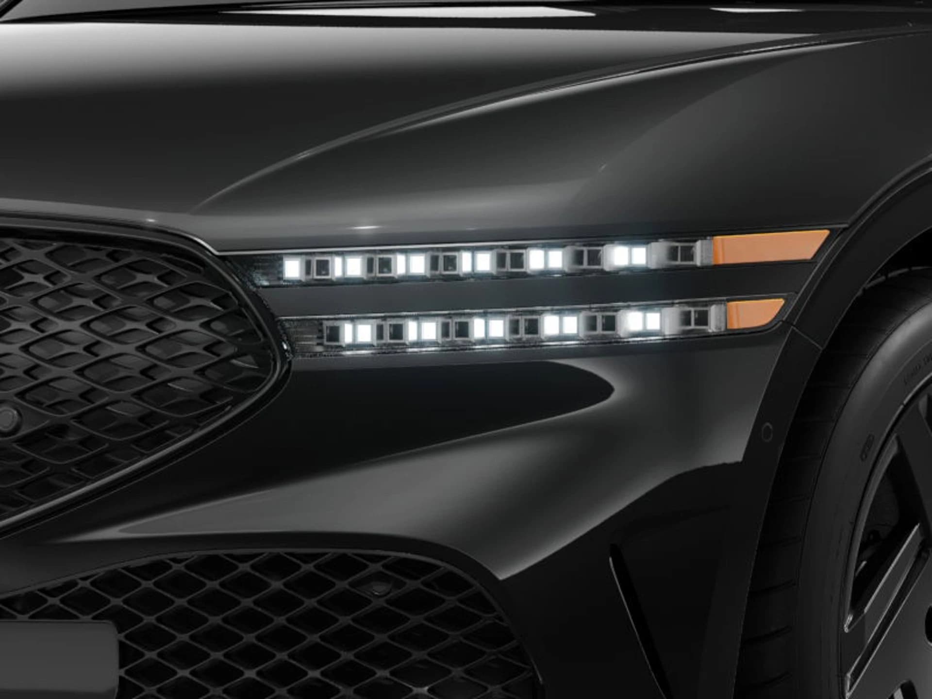 Genesis G90 3.5T e-SC Prestige Black AWD 2026 — side view