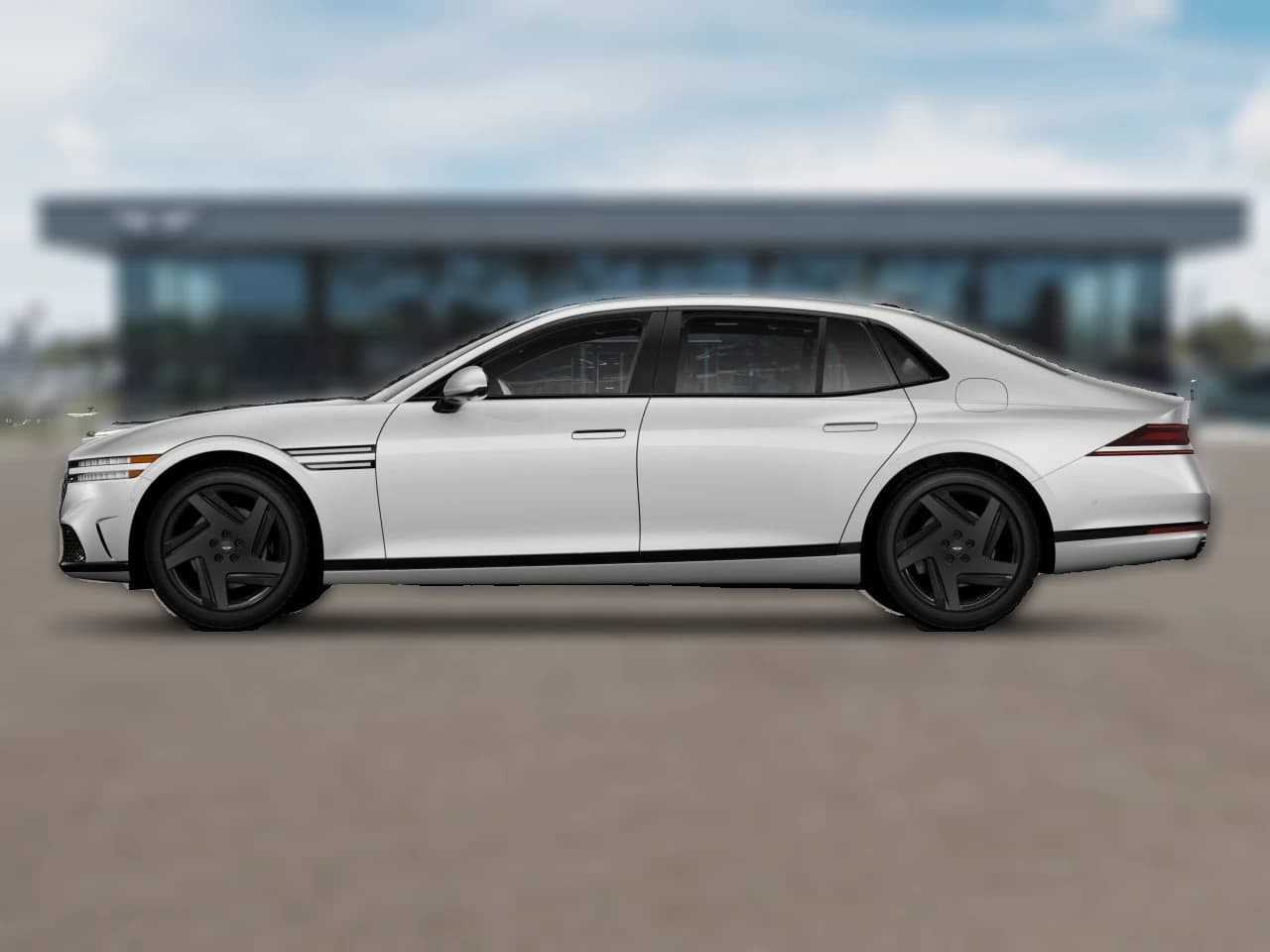 Genesis G90 e-SC Prestige Black 3.5T AWD 2026 — side view