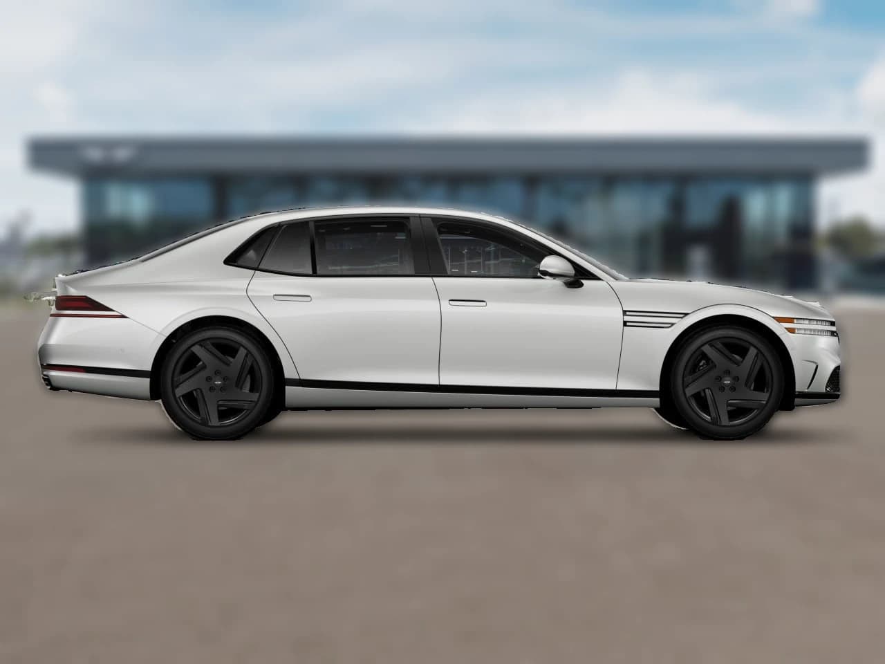 Genesis G90 e-SC Prestige Black 3.5T AWD 2026 — side view