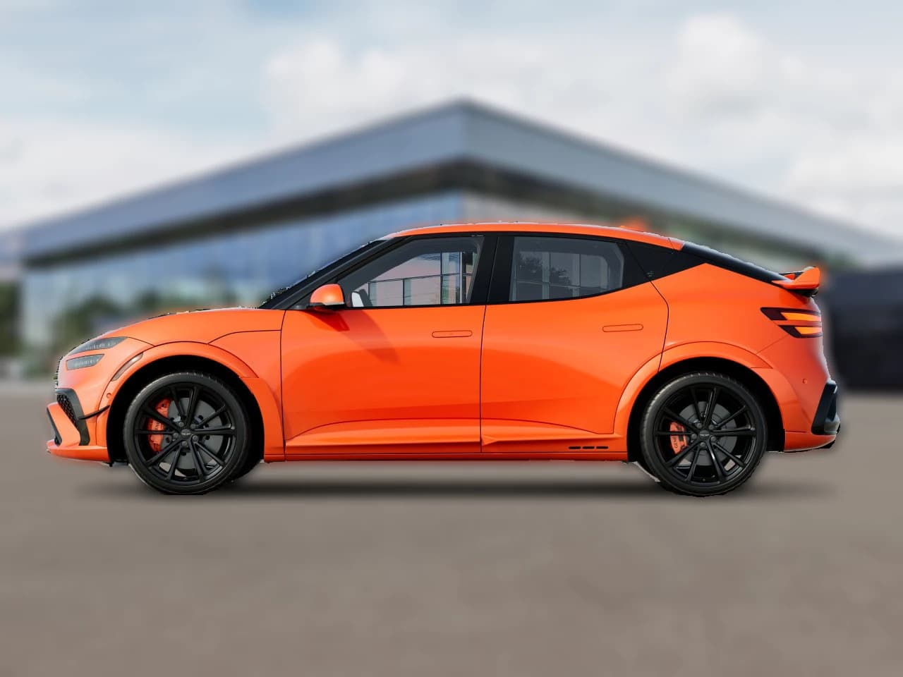 Genesis GV60 Magma Base AWD 2027 — side view