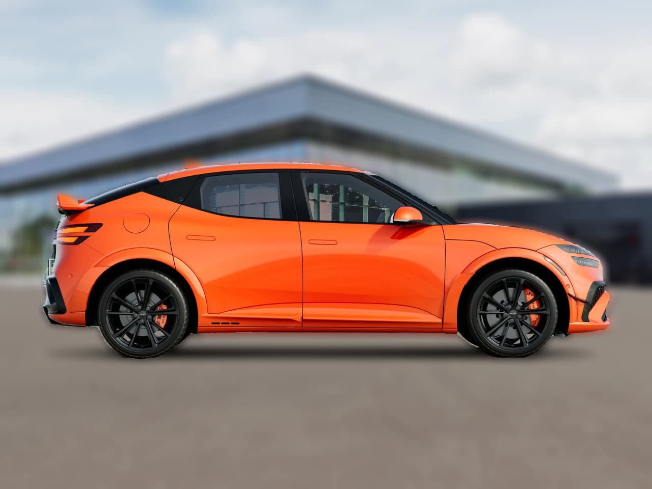 Genesis GV60 Magma Base AWD 2027 — side view