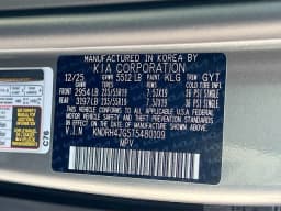 Kia Sorento Hybrid EX FWD 2026 — side view