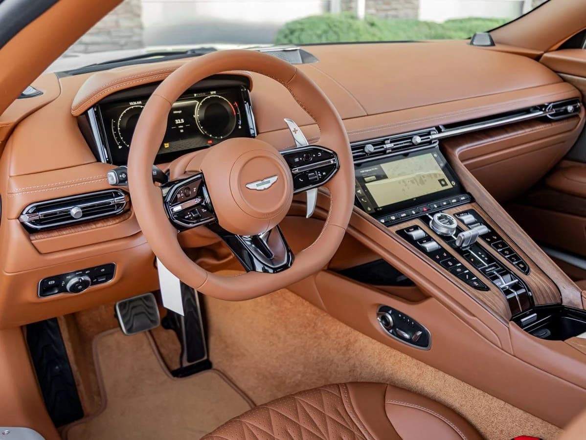 Aston Martin DB12 Volante Volante 2026 — side view