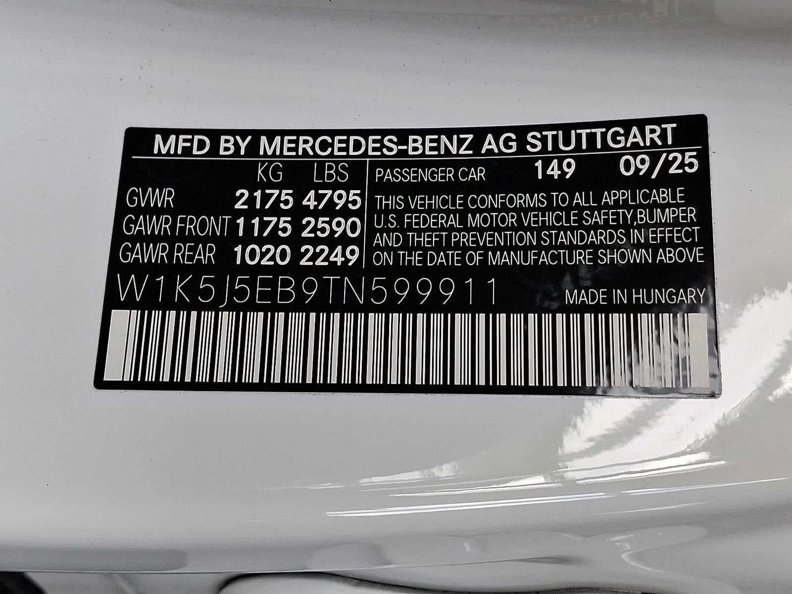 Mercedes-Benz CLA AMG CLA 45 4MATIC Coupe 2026 — side view