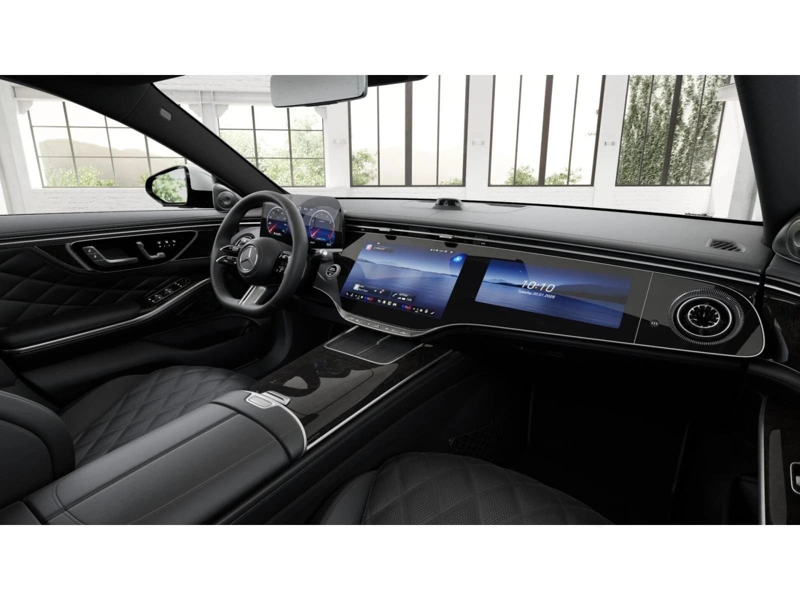 Mercedes-Benz S-Class S 580 4MATIC Sedan 2027 — side view