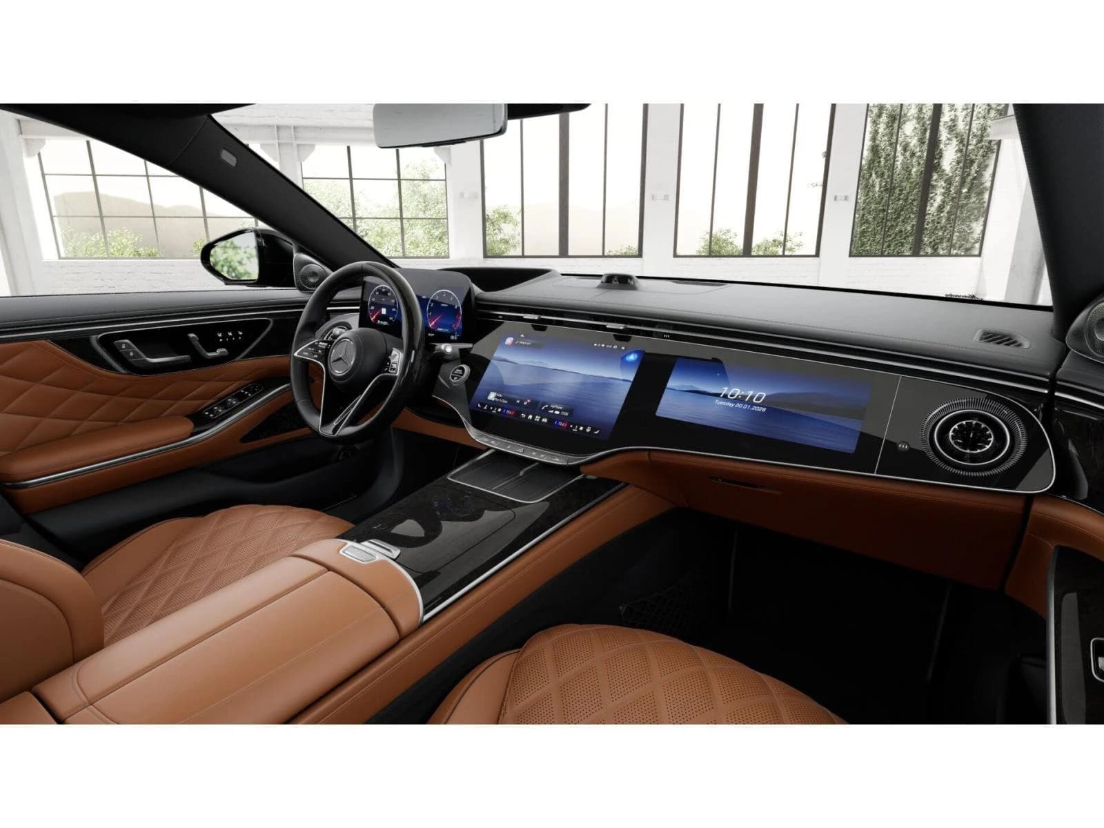 Mercedes-Benz S-Class S 580 4MATIC Sedan 2027 — side view