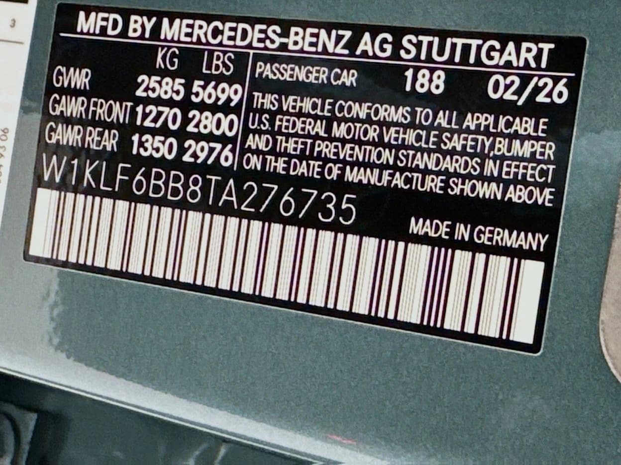 Mercedes-Benz E-Class E 450 4MATIC Sedan 2026 — side view