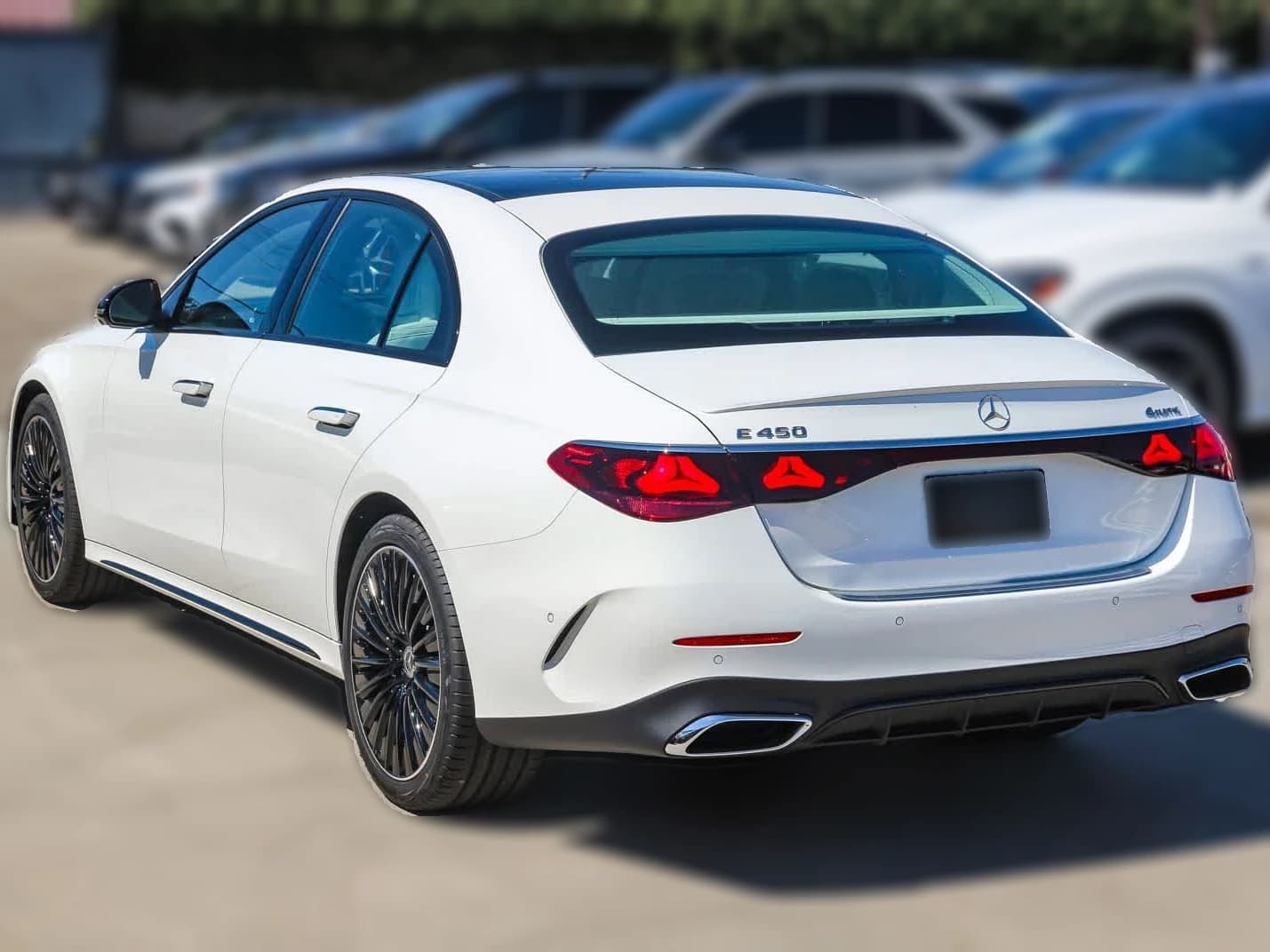 Mercedes-Benz E-Class E 450 4MATIC Sedan 2026 — side view