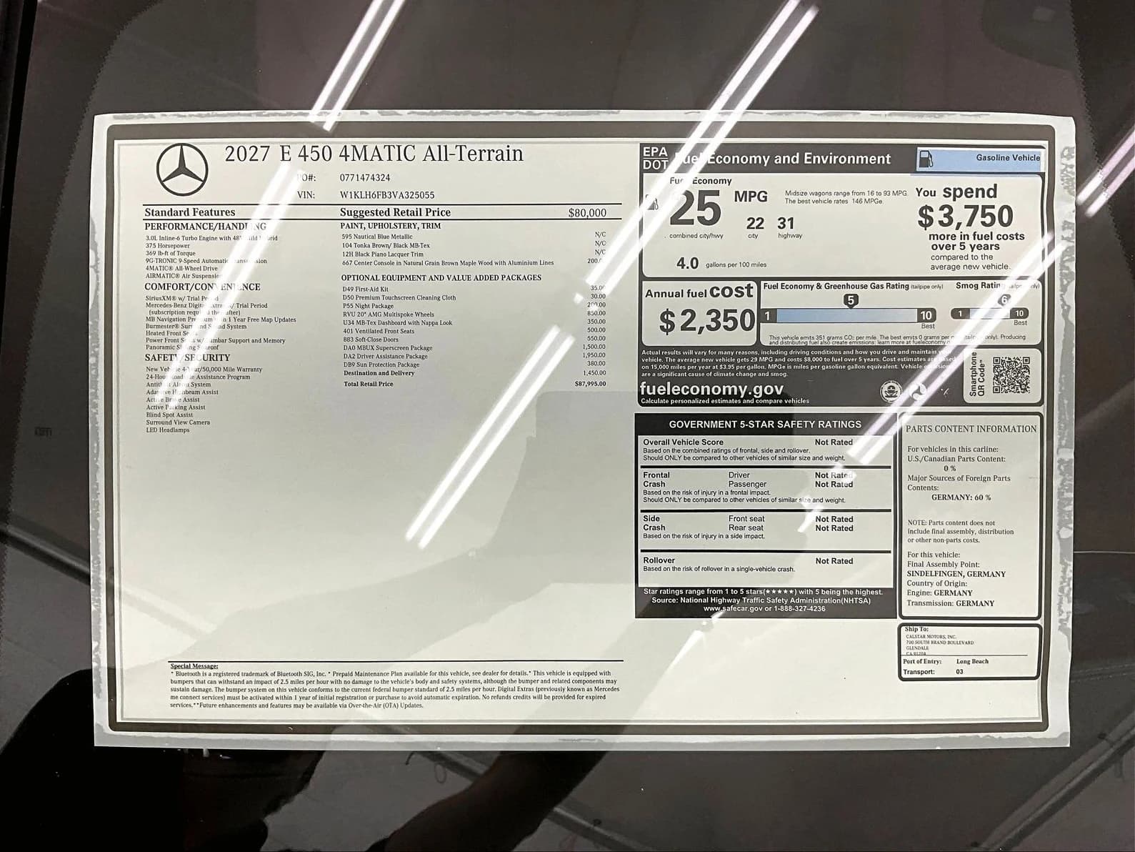 Mercedes-Benz E-Class E 450 4MATIC All-Terrain Wagon 2027 — side view