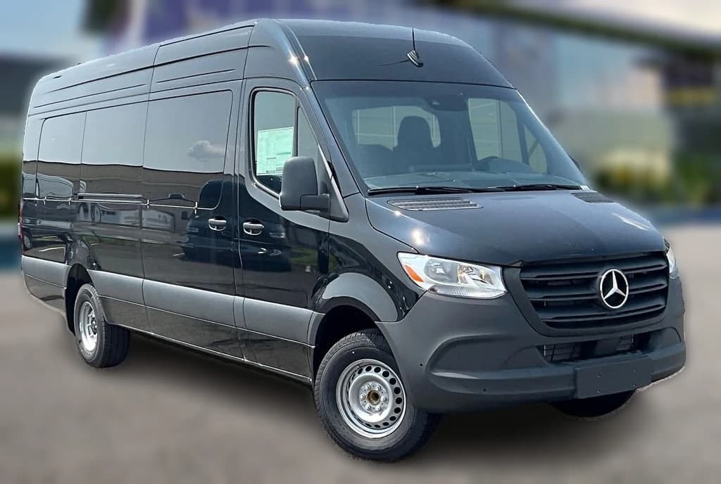 Mercedes-Benz Sprinter Cargo Van 3500 High Roof I4 Diesel HO 170" Extended RWD 2024 — side view