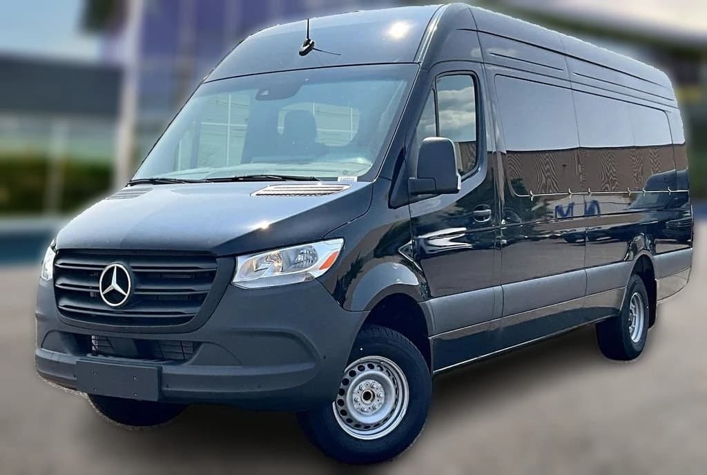 Mercedes-Benz Sprinter Cargo Van 3500 High Roof I4 Diesel HO 170" Extended RWD 2024 — side view