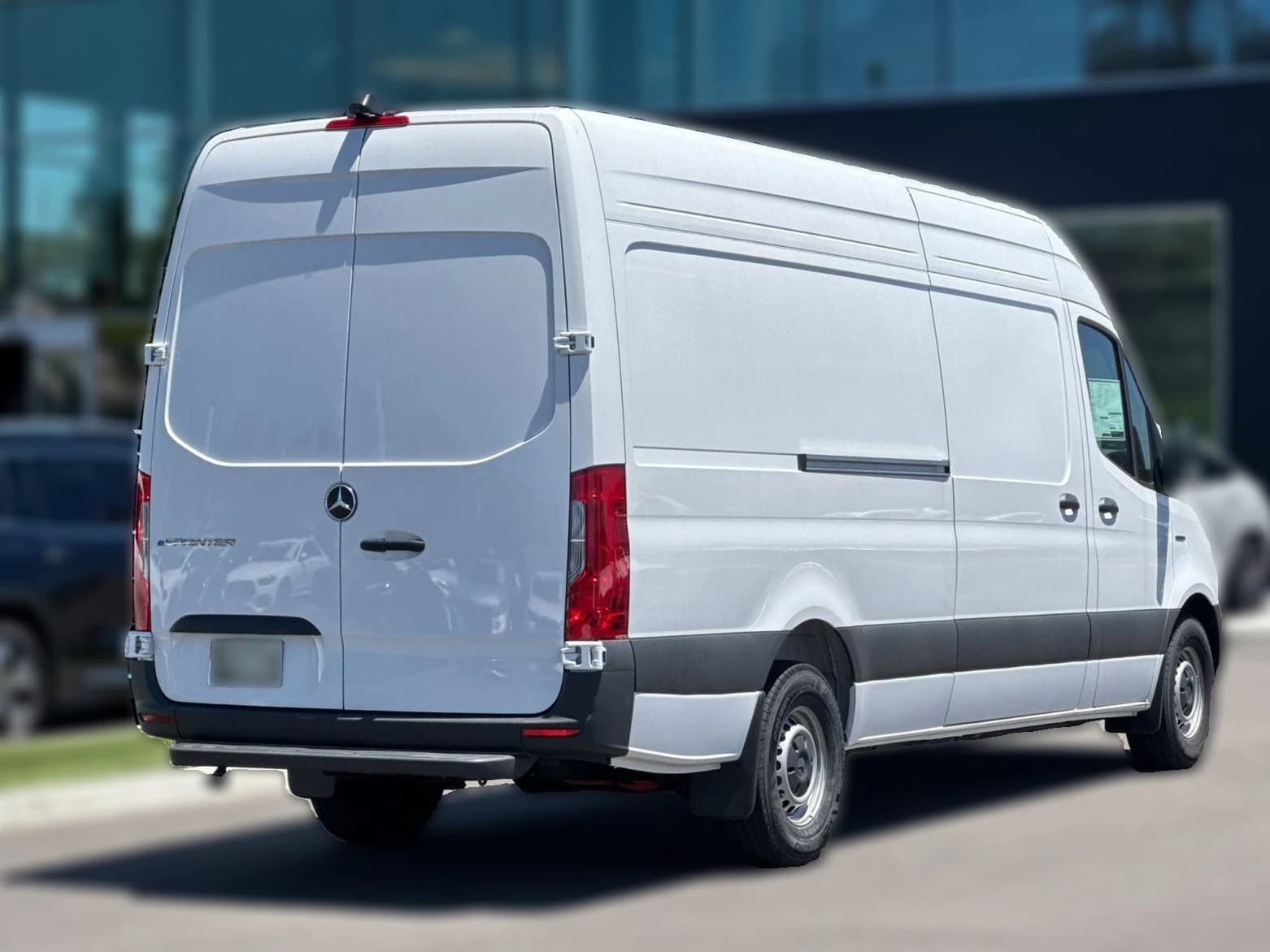 Mercedes-Benz eSprinter Cargo Van High Roof HO 2500 High Roof HO 170" RWD 2025 — side view