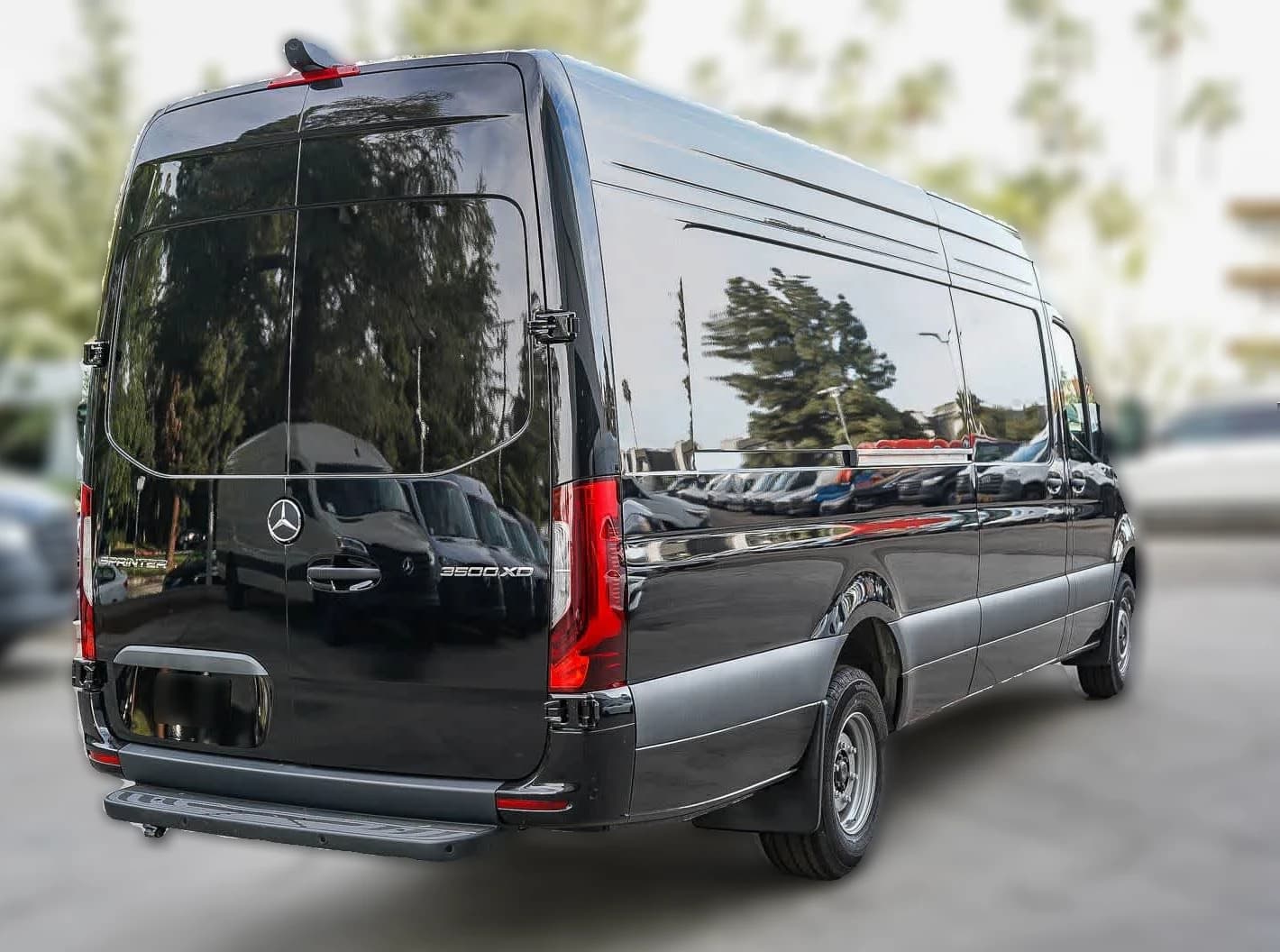 Mercedes-Benz Sprinter Cargo Van High Roof 4-Cyl Diesel HO 3500XD High Roof I4 Diesel HO 170" Extended RWD 2026 — side view