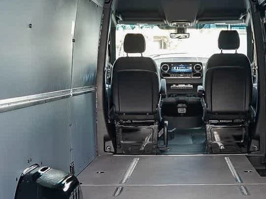 Mercedes-Benz Sprinter Cargo Van High Roof 4-Cyl Diesel HO 3500XD High Roof I4 Diesel HO 170" Extended RWD 2026 — side view