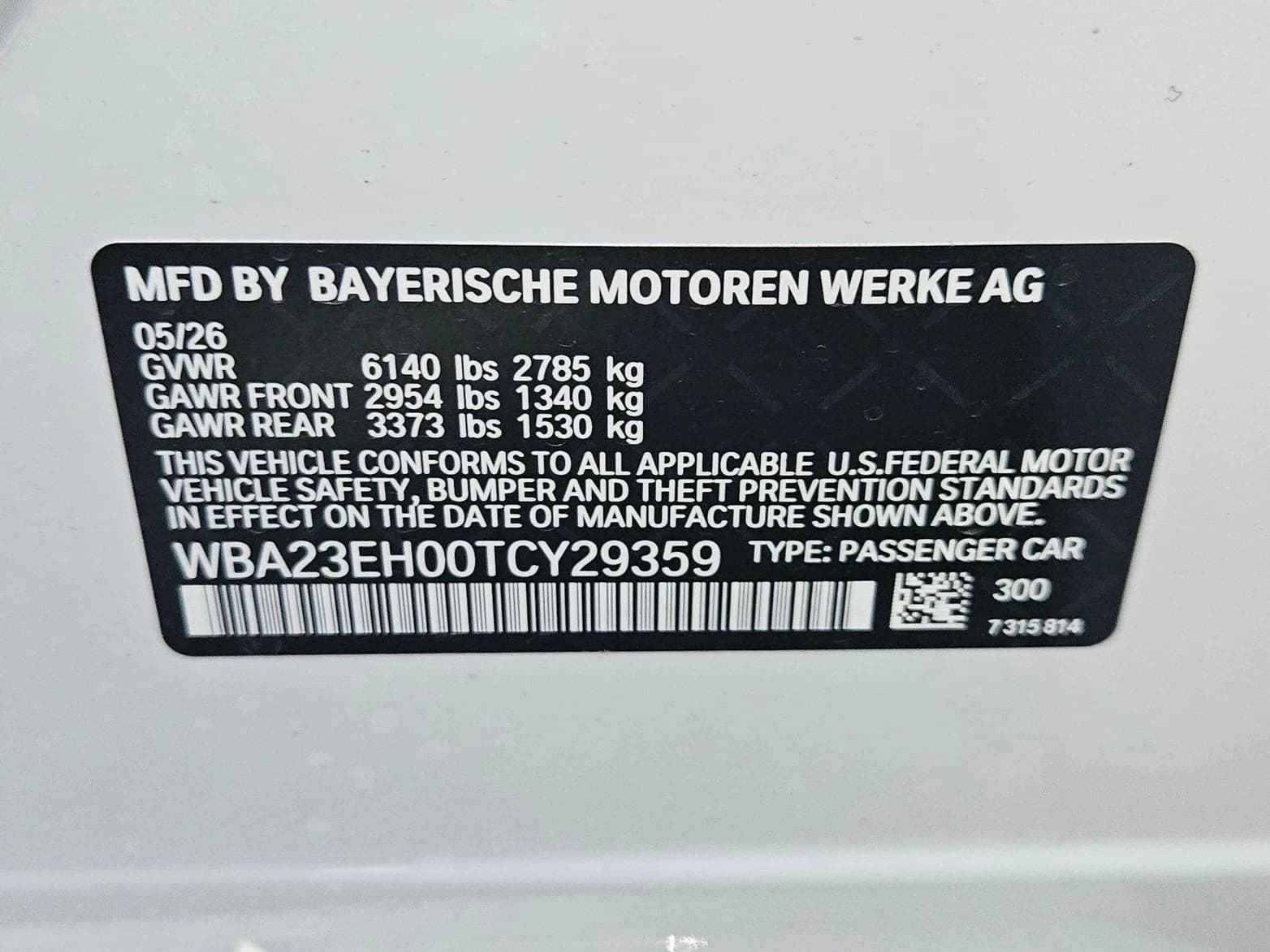 BMW 7 Series 740i Sedan 2026 — side view