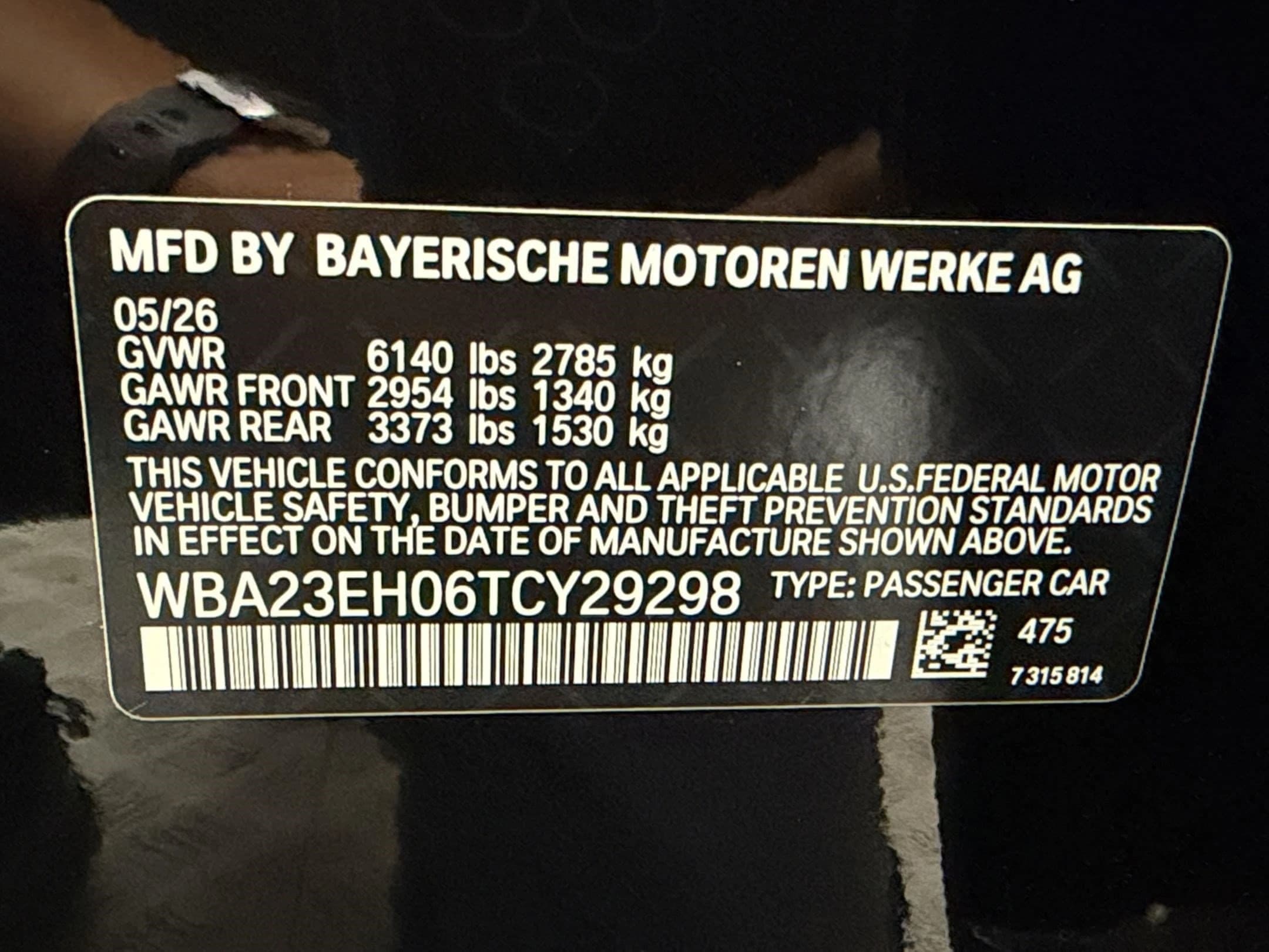 BMW 7 Series 740i Sedan 2026 — side view