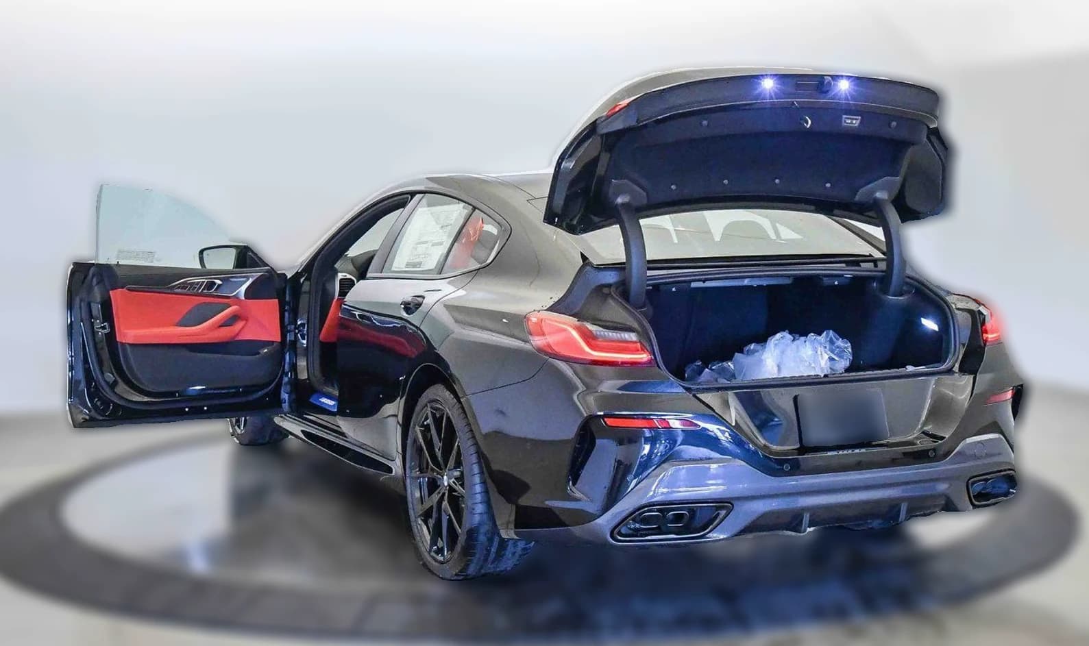 BMW 8 Series M850i Gran Coupe 2026 — side view