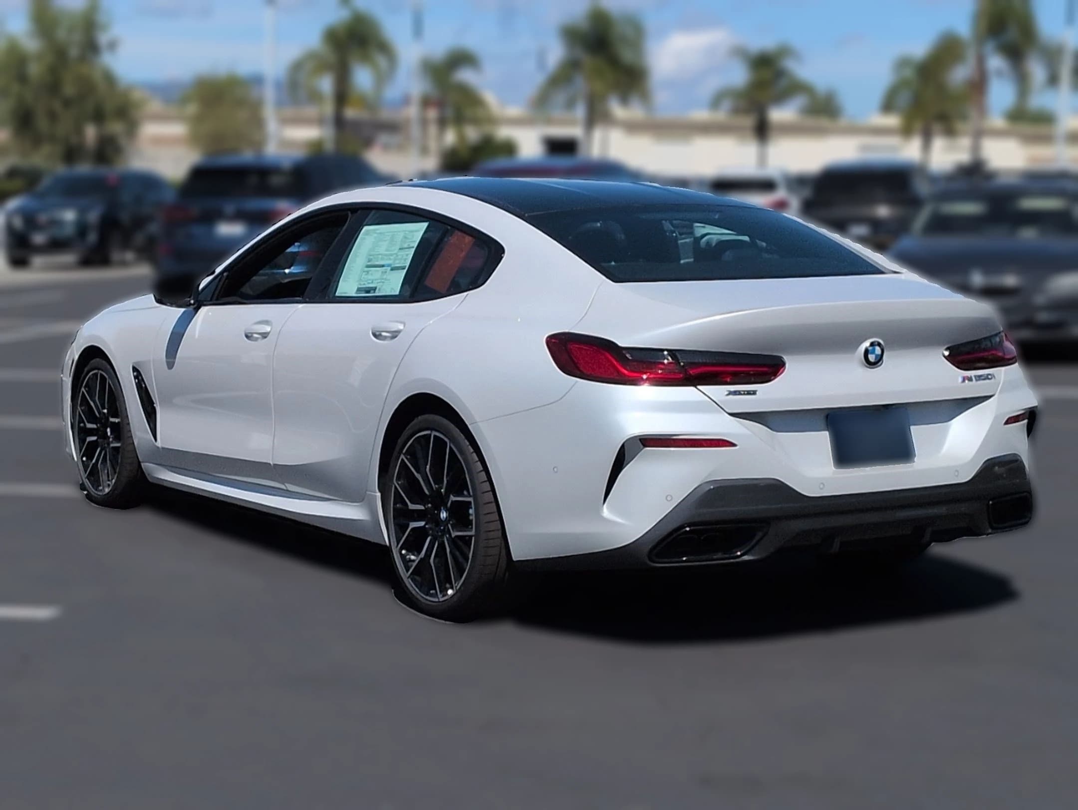 BMW 8 Series M850i Gran Coupe 2026 — side view