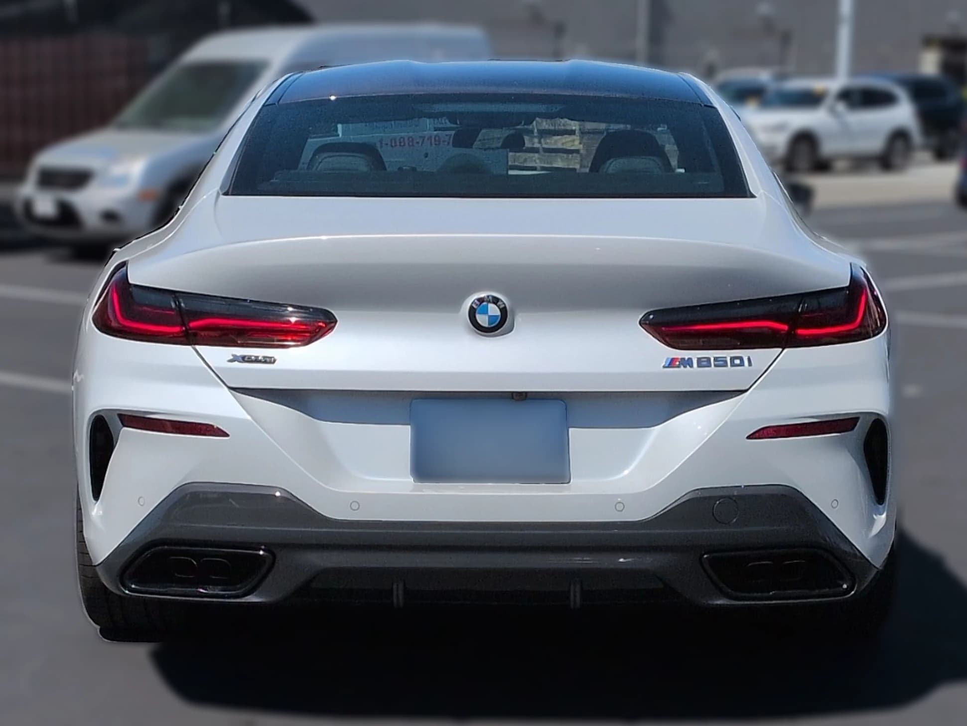 BMW 8 Series M850i Gran Coupe 2026 — side view