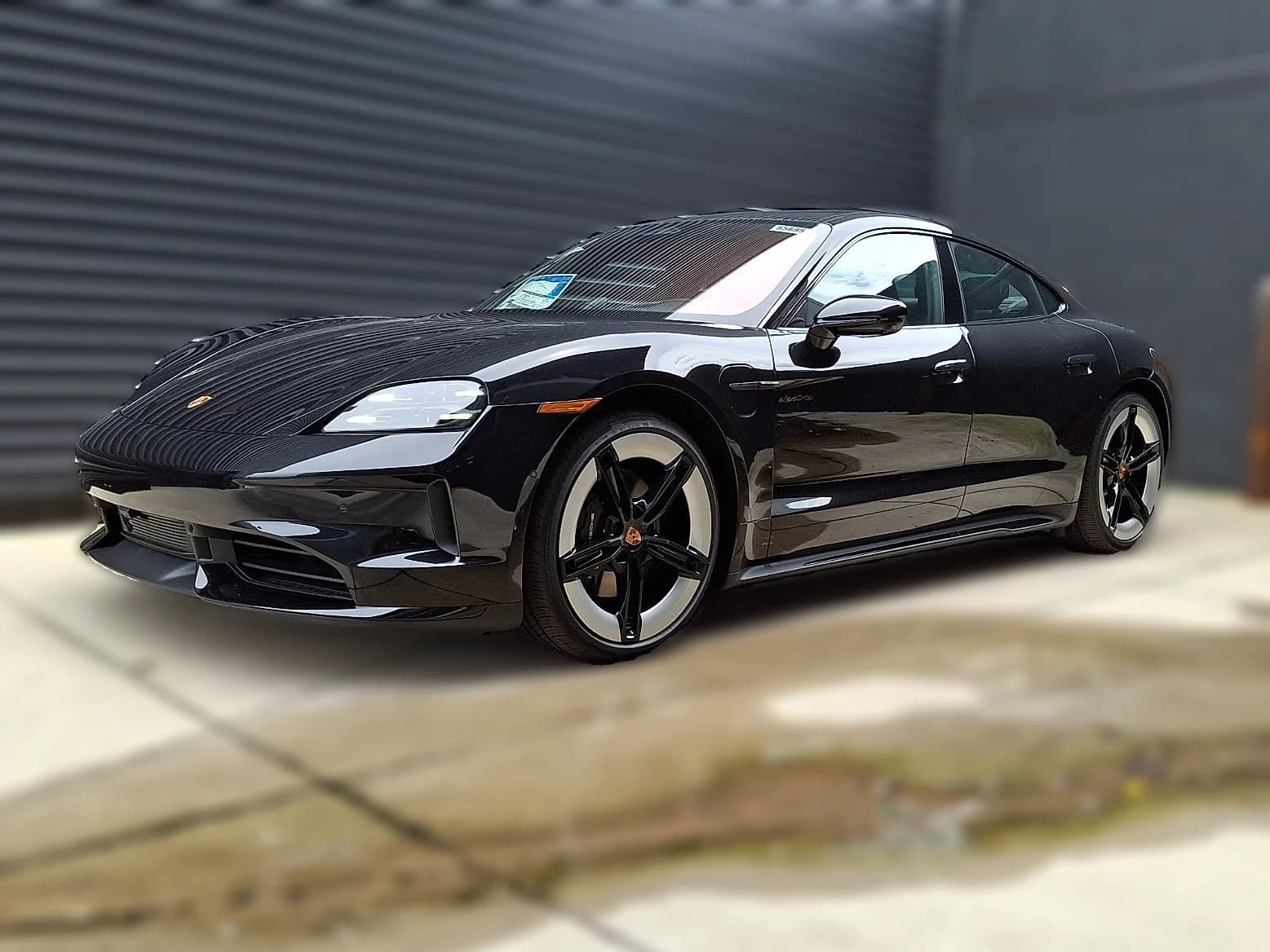 Porsche Taycan 4 Black Edition AWD 2026 — side view