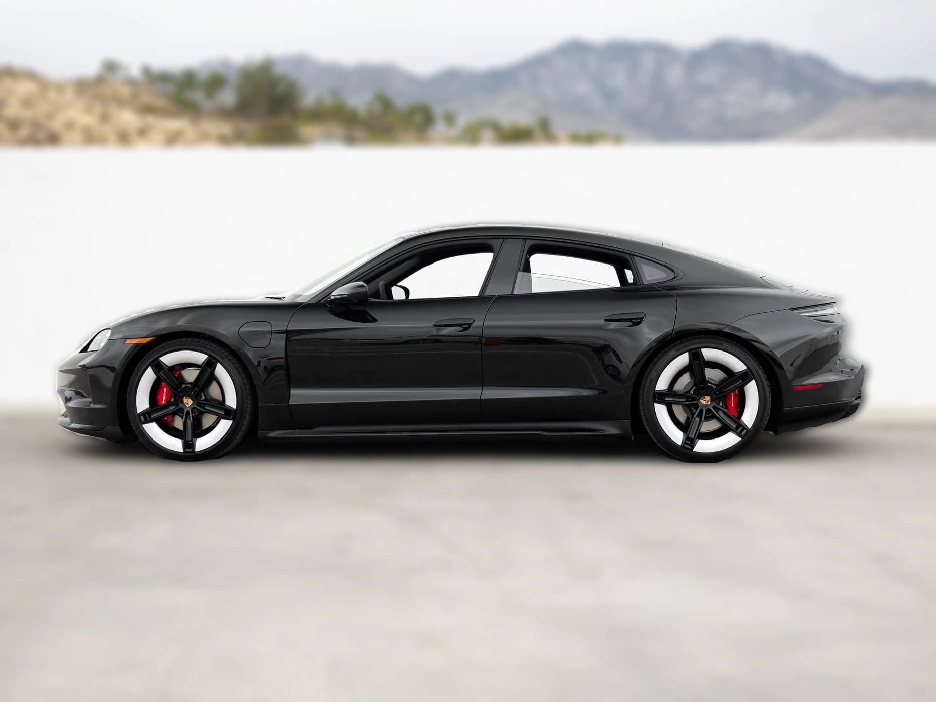 Porsche Taycan 4S AWD 2026 — side view