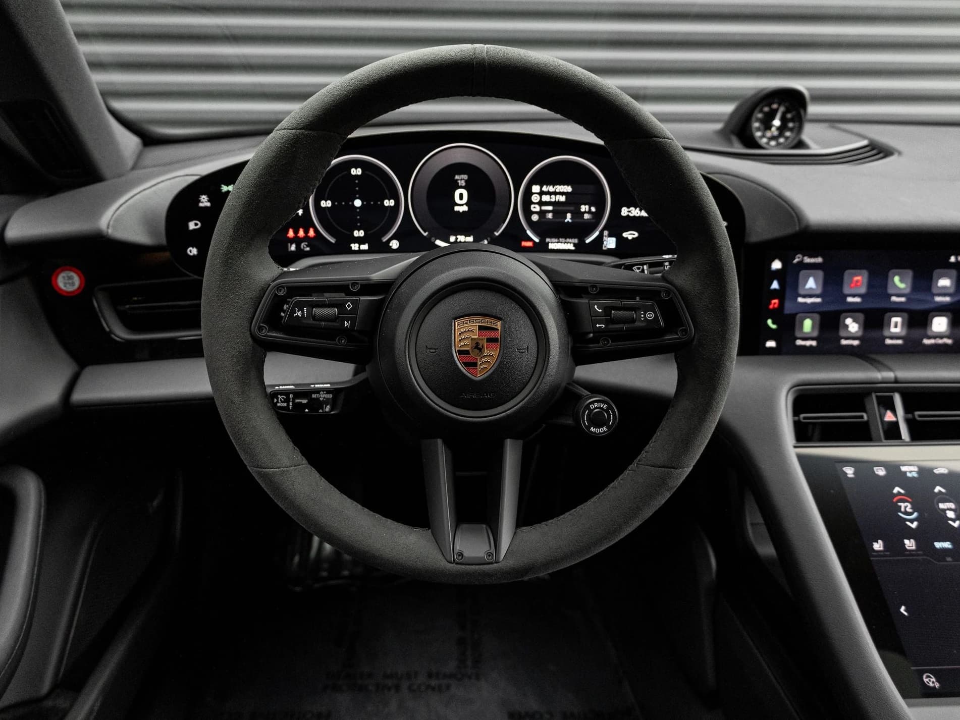Porsche Taycan 4S AWD 2026 — side view