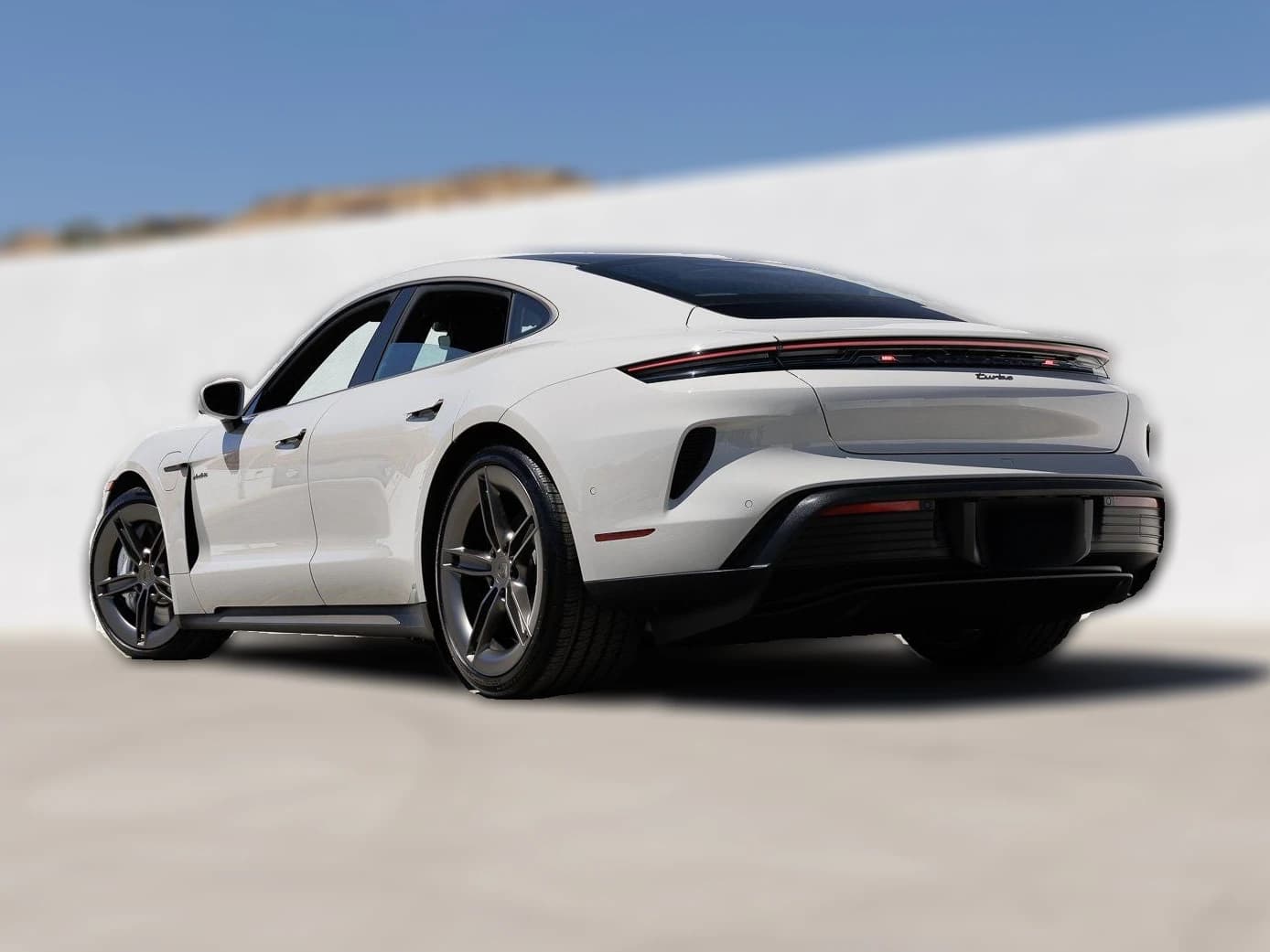 Porsche Taycan Turbo AWD 2025 — side view