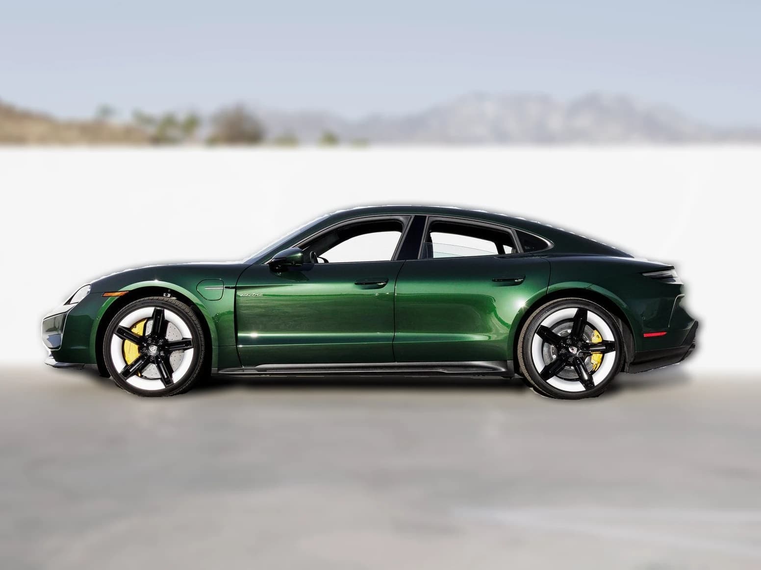 Porsche Taycan Turbo S AWD 2025 — side view