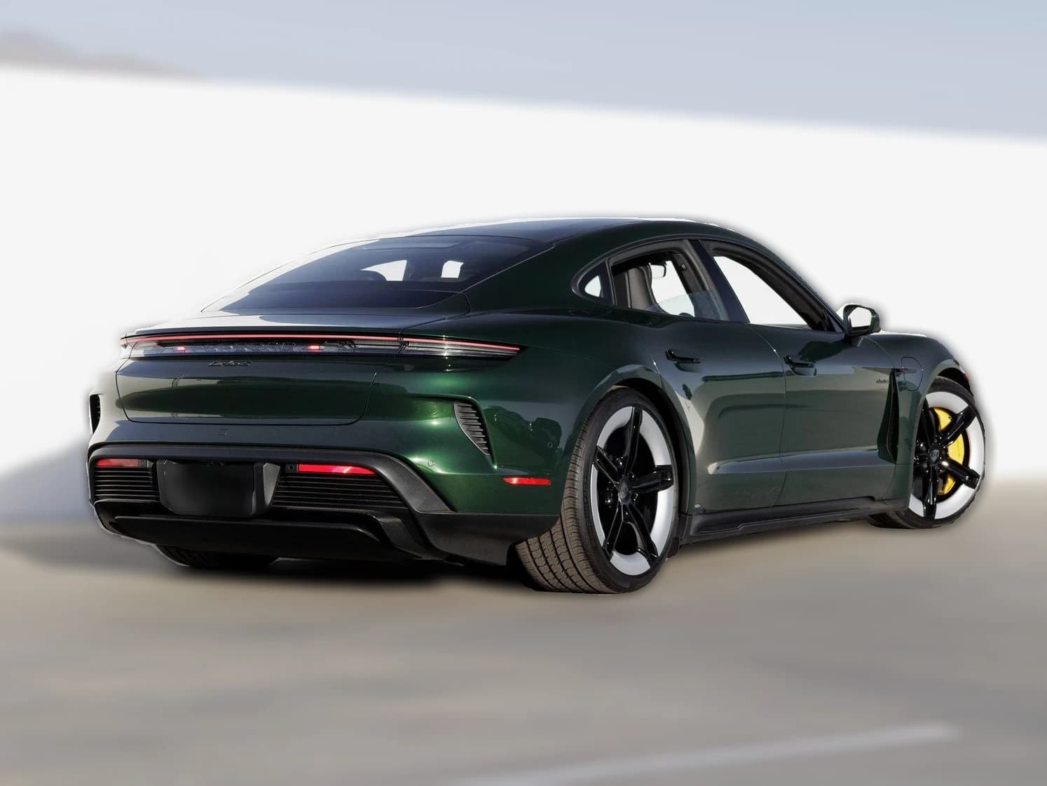 Porsche Taycan Turbo S AWD 2025 — side view