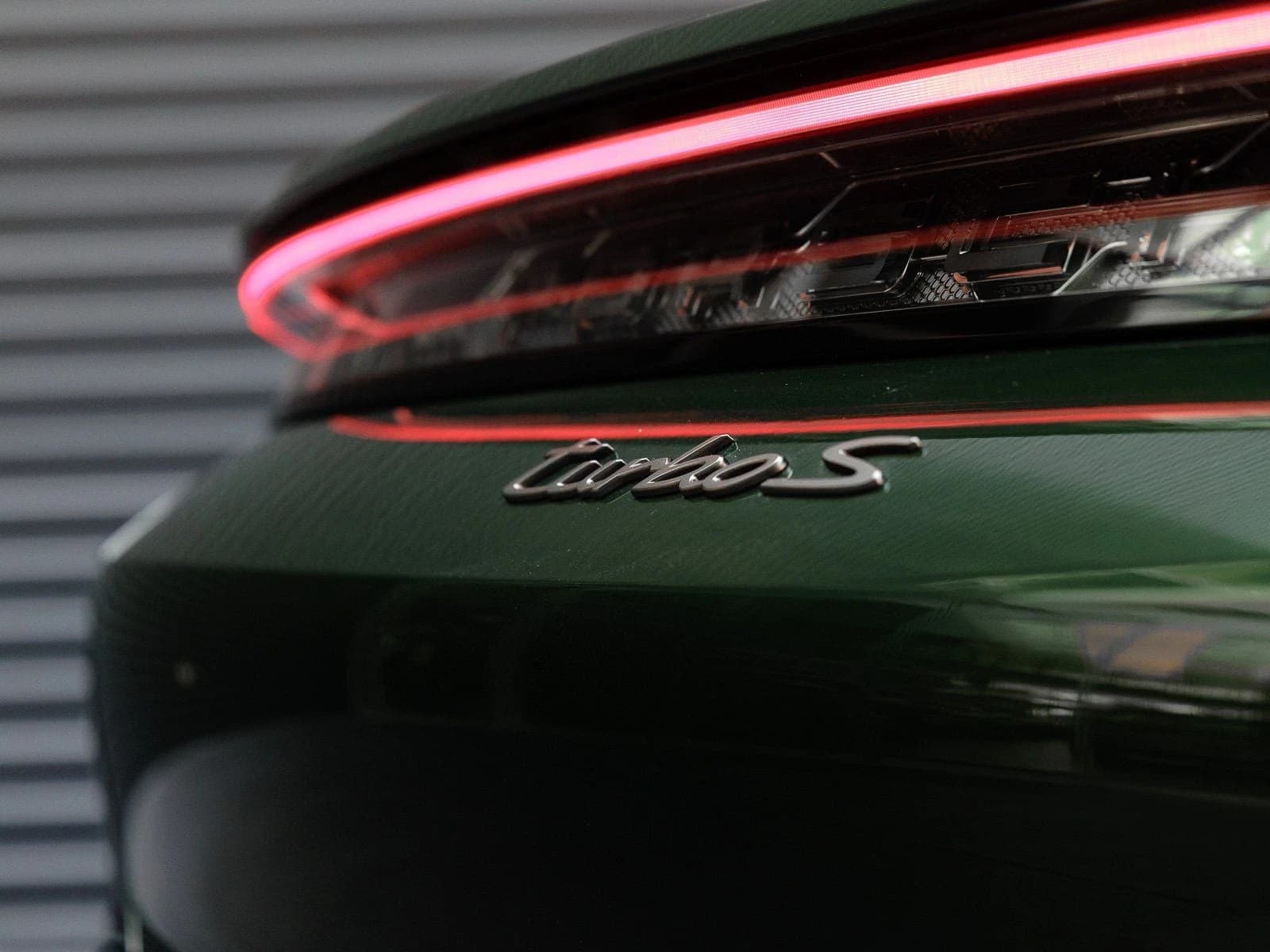 Porsche Taycan Turbo S AWD 2025 — side view