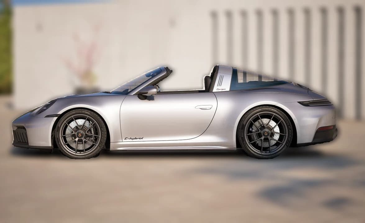 Porsche 911 4 GTS Targa 2027 — side view