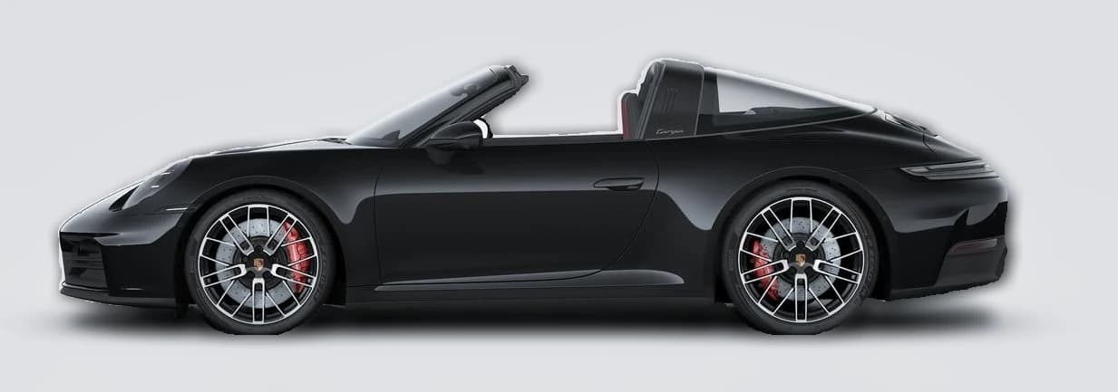 Porsche 911 4S Targa 2026 — side view