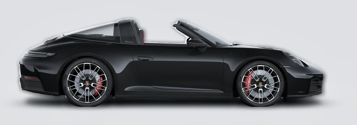 Porsche 911 4S Targa 2026 — side view