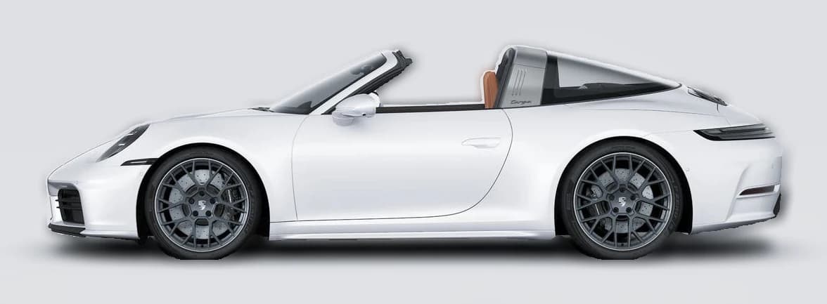 Porsche 911 4S Targa 2026 — side view