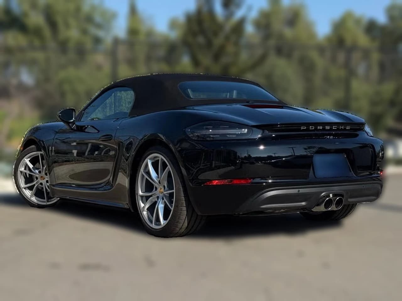 Porsche 718 Boxster Base Roadster 2025 — side view