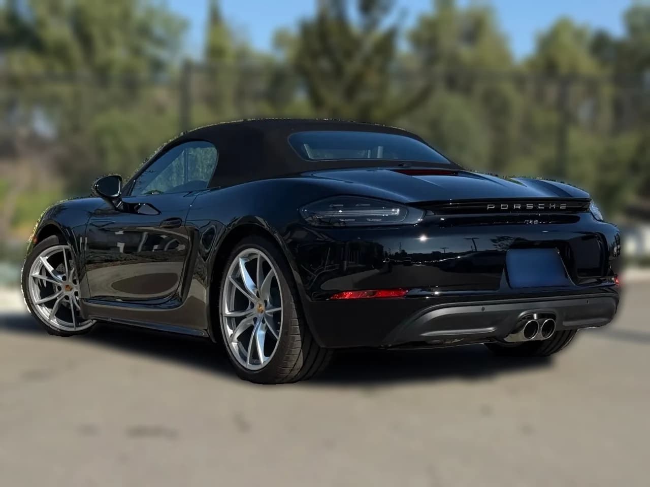 Porsche 718 Boxster Base Roadster 2025 — side view