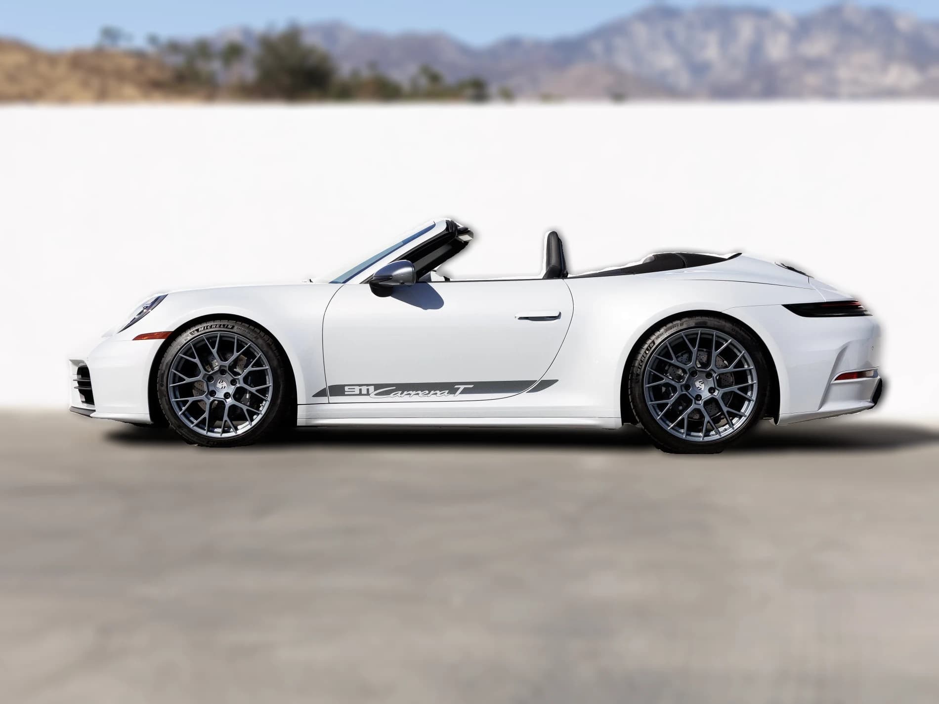 Porsche 911 Carrera T Cabriolet 2026 — side view