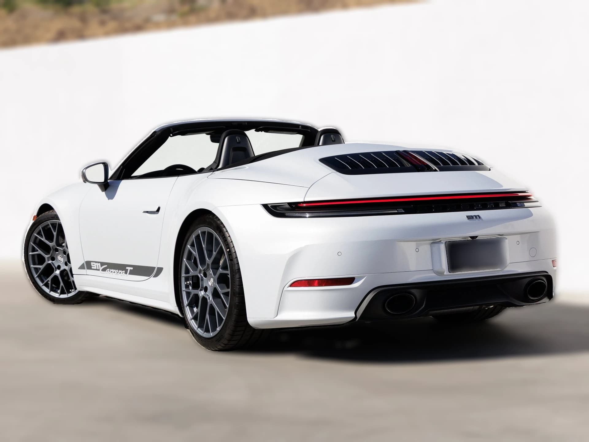 Porsche 911 Carrera T Cabriolet 2026 — side view