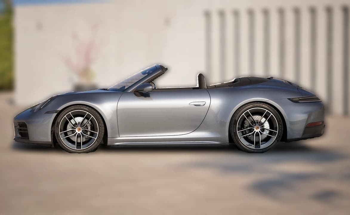 Porsche 911 Carrera T Cabriolet 2027 — side view